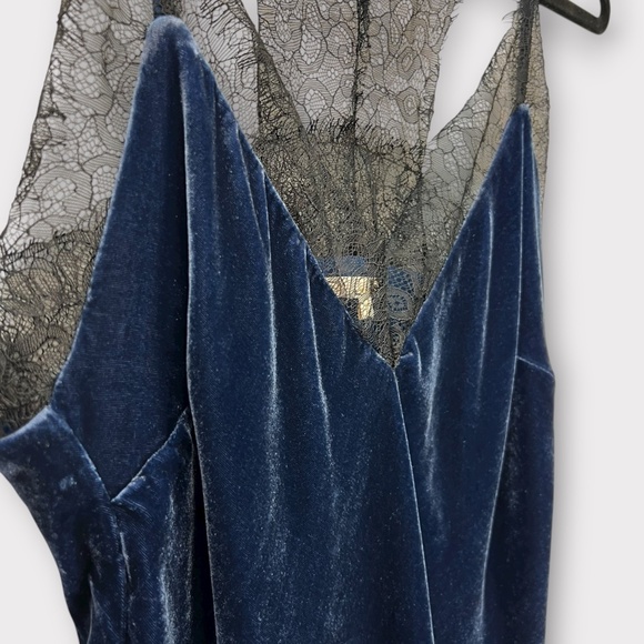 Y2K Gold Hawk Velvet Silk Cami Lace Top Whimsigoth Fairy Grunge Romantic Women S - Picture 7 of 13